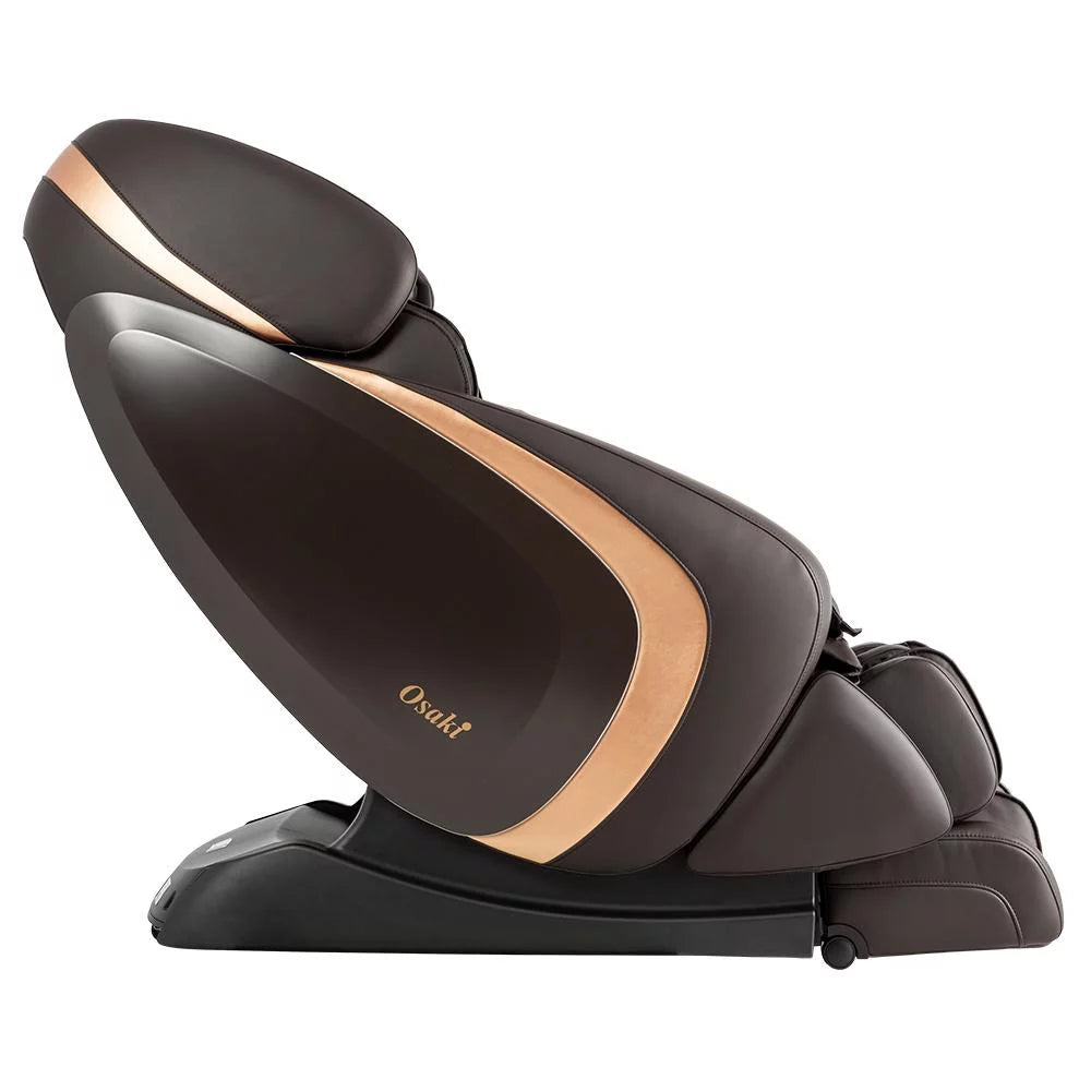 "Admiral Zero Gravity Massage Chair - Ultimate Relaxation with LED Light Control and 16 Auto Massage Programs in Brown"