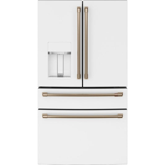 Matte White French-Door Refrigerator: Counter-Depth, 22 Cu. Ft.