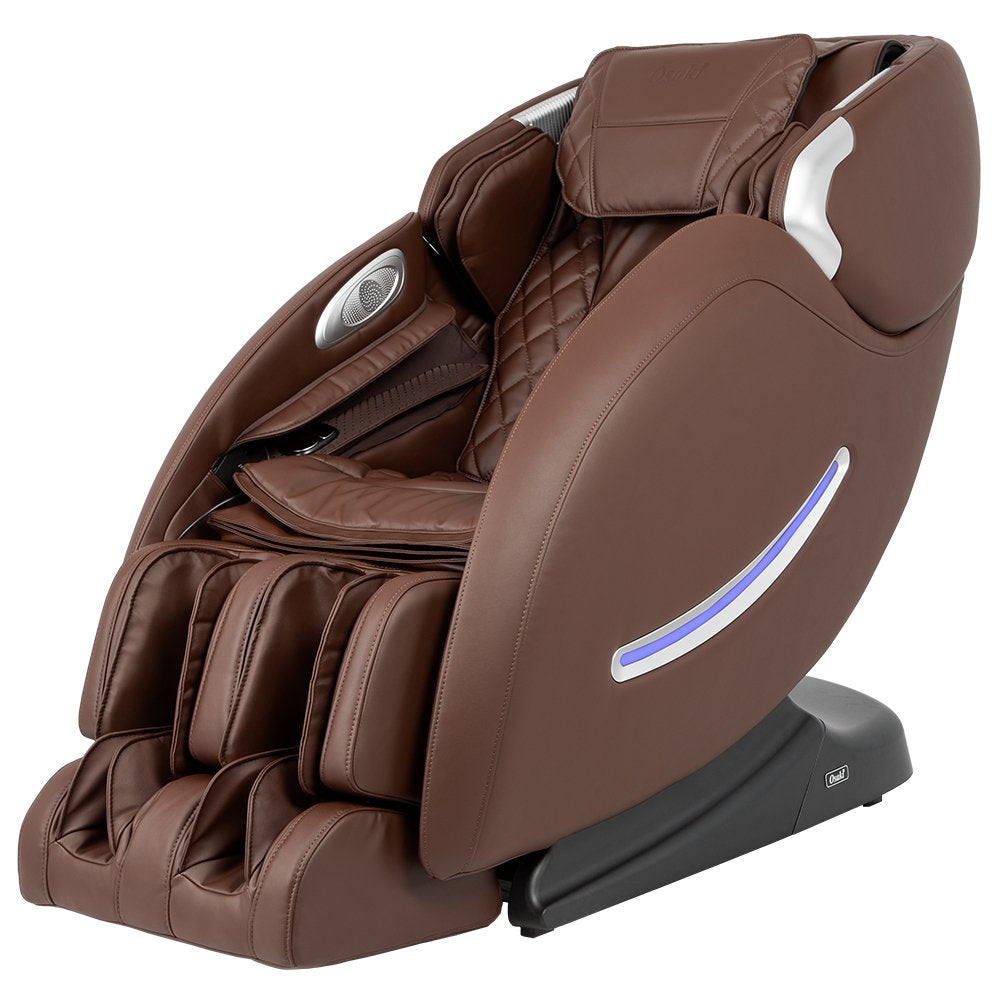 "Ultimate Relaxation: OS-4000XT Brown Massage Chair with Zero Gravity"