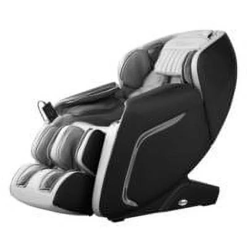 "Black & Charcoal Cosmo Massage Chair - Ultimate Relaxation Experience"