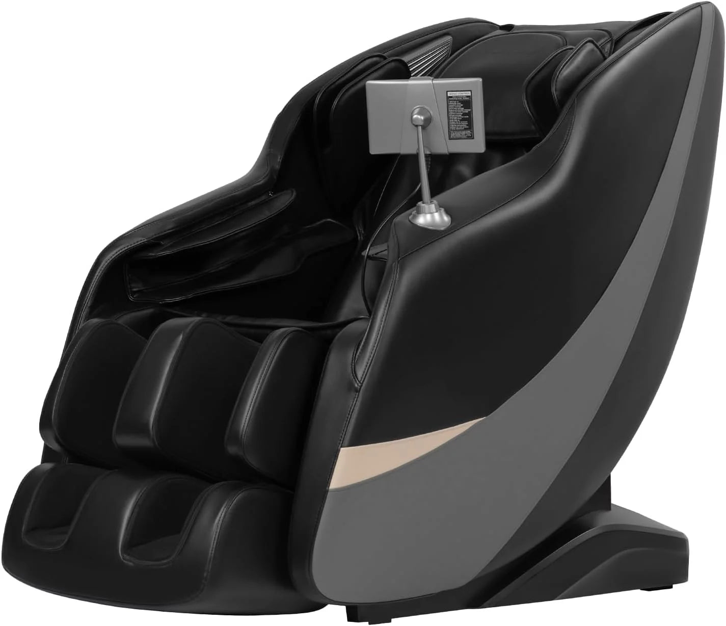 "Ultimate 3D Zero Gravity Heated Massage Chair - Home & Office Recliner (Black)"