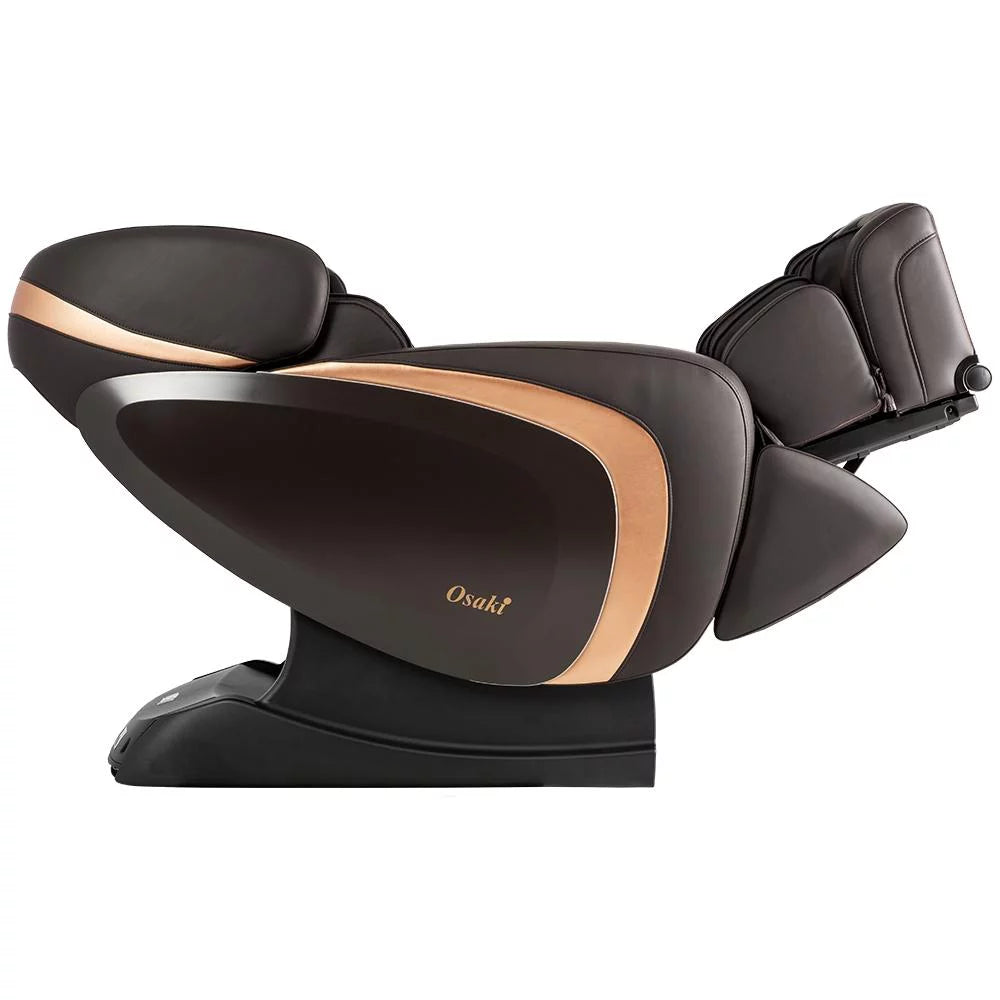 "Admiral Zero Gravity Massage Chair - Ultimate Relaxation with LED Light Control and 16 Auto Massage Programs in Brown"